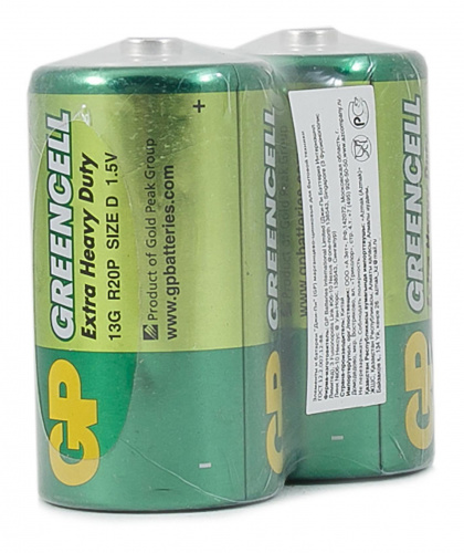 Батарея GP Greencell GP 13G-OS2 D (2шт) фото 3