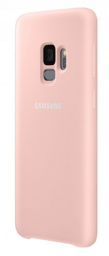 Чехол (клип-кейс) Samsung для Samsung Galaxy S9 Silicone Cover розовый (EF-PG960TPEGRU) фото 5