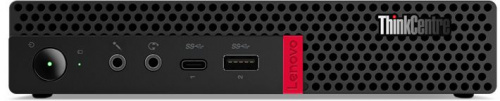 ПК Lenovo ThinkCentre Tiny M630e slim i3 8145U (2.1)/4Gb/SSD256Gb/UHDG 620/noOS/GbitEth/WiFi/BT/65W/клавиатура/мышь/черный фото 5