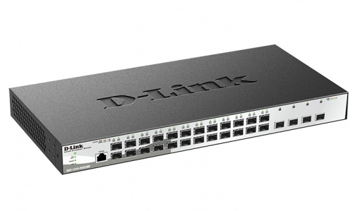 Коммутатор D-Link DGS-1210-28XS/ME/B1A 24SFP 4SFP+ управляемый фото 2