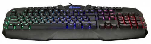 Клавиатура Оклик 777G PSYCHO черный USB Multimedia for gamer LED (подставка для запястий) фото 9