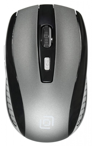 Мышь Оклик 635MB черный/серый оптическая (1600dpi) беспроводная BT для ноутбука (4but) фото 5
