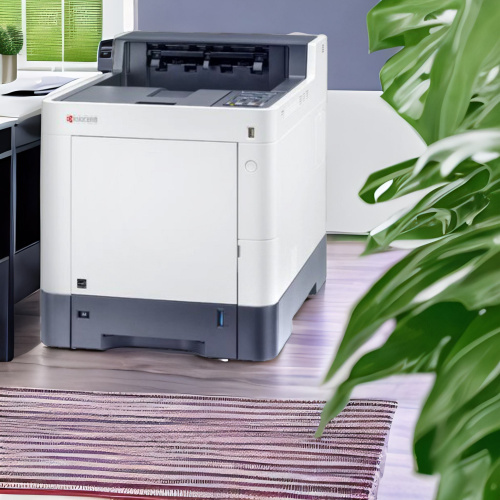 Принтер лазерный Kyocera Ecosys P6235cdn (1102TW3NL1) A4 Duplex Net белый фото 2
