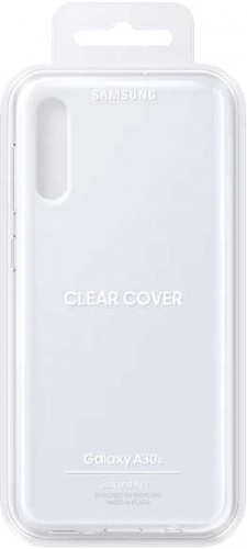 Чехол (клип-кейс) Samsung для Samsung Galaxy A30s Clear Cover прозрачный (EF-QA307TTEGRU) фото 3