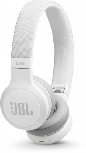 Гарнитура накладные JBL LIVE400BT белый беспроводные bluetooth оголовье (JBLLIVE400BTWHT) фото 5