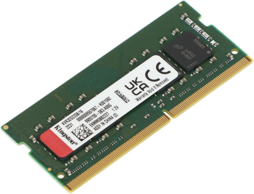 Память DDR4 16GB 3200MHz Kingston KVR32S22S8/16 VALUERAM RTL PC4-25600 CL22 SO-DIMM 260-pin 1.2В single rank Ret фото 4