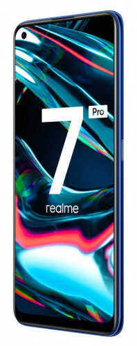 Смартфон Realme 7 Pro 128Gb 8Gb синий моноблок 3G 4G 6.4" 1080x2400 Android 10 64Mpix 802.11 a/b/g/n/ac NFC GPS GSM900/1800 GSM1900 MP3 фото 4