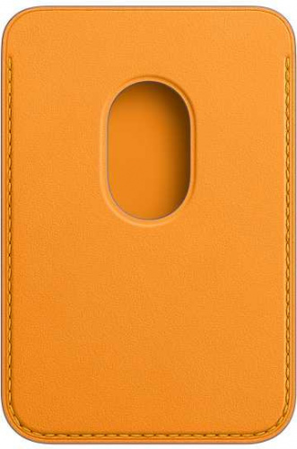 Чехол (футляр) Apple для Apple iPhone 12/12 Pro/12 mini/12 Pro Max Leather Wallet with MagSafe золотой апельсин (MHLP3ZE/A) фото 2
