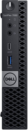 ПК Dell Optiplex 7060 Micro i5 8500T (2.1)/8Gb/SSD256Gb/UHDG 630/Linux/GbitEth/WiFi/BT/130W/клавиатура/мышь/черный фото 3