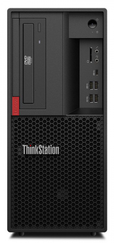 ПК Lenovo ThinkStation P330 MT i7 8700 (3.2)/16Gb/1Tb 7.2k/SSD256Gb/UHDG 630/DVDRW/CR/Windows 10 Professional 64/GbitEth/400W/клавиатура/мышь/черный фото 6