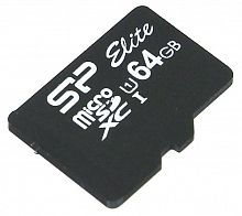 Флеш карта microSDXC 64Gb Class10 Silicon Power SP064GBSTXBU1V10 w/o adapter