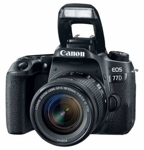 Зеркальный Фотоаппарат Canon EOS 77D черный 24.2Mpix EF-S 18-55mm f/4-5.6 IS STM 3" 1080p Full HD SDXC Li-ion фото 5