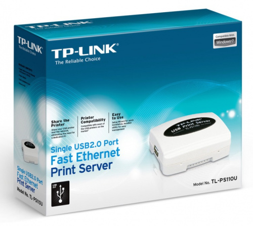 Принт-сервер TP-Link TL-PS110U внешний фото 2