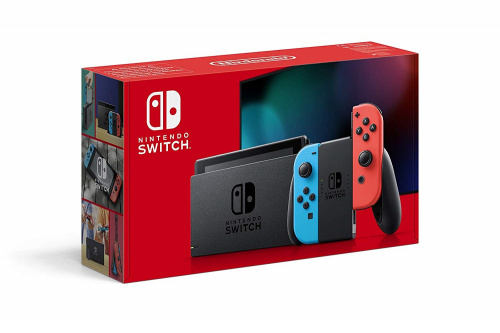 Игровая консоль Nintendo Switch New красный/синий фото 5