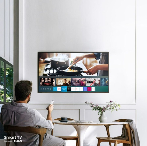 Телевизор QLED Samsung 55" QE55LS03TAUXRU LS черный/Ultra HD/1400Hz/DVB-T2/DVB-C/DVB-S2/USB/WiFi/Smart TV (RUS) фото 8