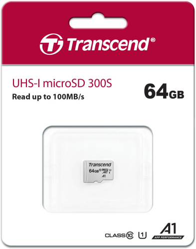 Флеш карта microSDXC 64GB Transcend TS64GUSD300S w/o adapter фото 2