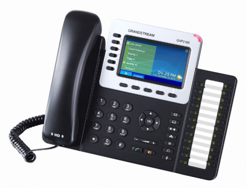 Телефон IP Grandstream GXP-2160 черный фото 2