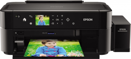 Принтер струйный Epson L810 (C11CE32402) A4 USB черный фото 5