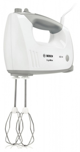 Миксер ручной Bosch MFQ 36440 450Вт белый/серый фото 2