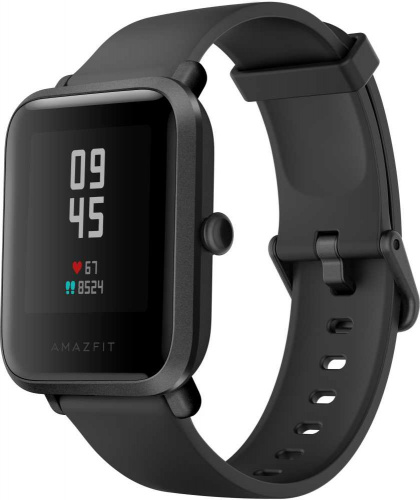 Смарт-часы Amazfit Bip S 1.28" черный фото 2