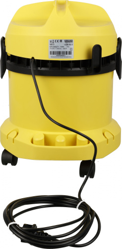 Строительный пылесос Karcher WD 2 1000Вт (уборка: сухая/сбор воды) желтый фото 10