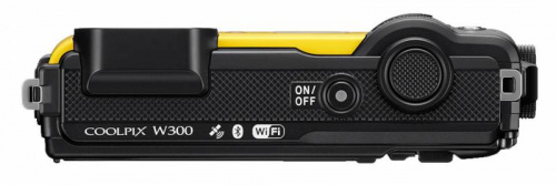 Фотоаппарат Nikon CoolPix W300 желтый 16Mpix Zoom5x 3" 4K 99Mb SDXC/SD/SDHC CMOS 1x2.3 50minF 30fr/s HDMI/KPr/DPr/WPr/FPr/WiFi/GPS/EN-EL12 фото 5