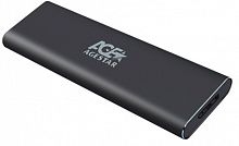 Внешний корпус SSD AgeStar 3UBNF1 m2 NGFF 2280 B-Key USB 3.0 алюминий серый