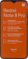 Смартфон Xiaomi Redmi Note 8 Pro 128Gb 6Gb синий моноблок 3G 4G 2Sim 6.53" 1080x2340 Android 9.0 64Mpix 802.11 a/b/g/n/ac NFC GPS GSM900/1800 GSM1900 MP3 FM A-GPS microSD max256Gb