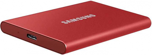 Накопитель SSD Samsung USB-C 2TB MU-PC2T0R/WW T7 1.8" красный фото 5