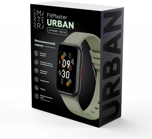 Смарт-часы Smarterra FitMaster Urban 46мм 1.57" IPS черный (SM-FMURBBLPC) фото 4