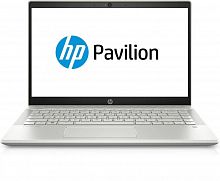Ноутбук HP 14-ce0004ur Pentium 4415U/4Gb/1Tb/Intel HD Graphics 610/14"/IPS/FHD (1920x1080)/Windows 10 64/silver/WiFi/BT/Cam