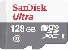 Флеш карта microSDXC 128GB Sandisk SDSQUNR-128G-GN6MN Ultra w/o adapter
