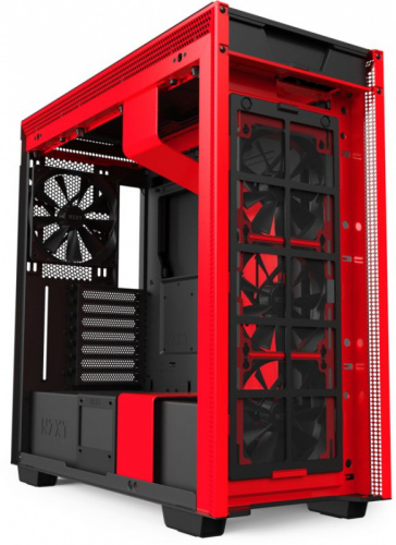 Корпус NZXT H710 CA-H710B-BR черный/красный без БП E-ATX 3x120mm 2xUSB3.0 1xUSB3.1 audio bott PSU фото 5