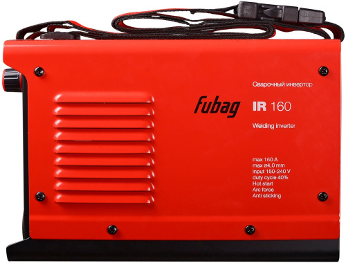 Сварочный аппарат Fubag IR 160 инвертор ММА DC 6.1кВт фото 4