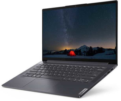 Ноутбук Lenovo Yoga Slim7 14IIL05 Core i5 1035G4/16Gb/SSD1000Gb/Intel Iris Plus graphics/14"/IPS/Touch/FHD (1920x1080)/Windows 10/grey/WiFi/BT/Cam