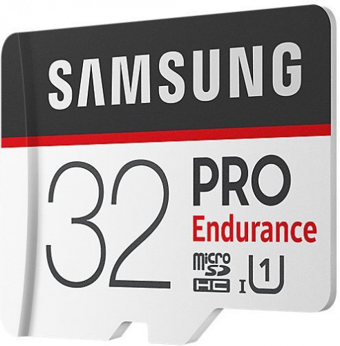 Флеш карта microSDHC 32Gb Class10 Samsung MB-MJ32GA/RU PRO Endurance + adapter фото 2
