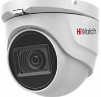 Камера видеонаблюдения аналоговая HiWatch DS-T203A 2.8-2.8мм HD-CVI HD-TVI цветная корп.:белый (DS-T203A (2.8 MM))