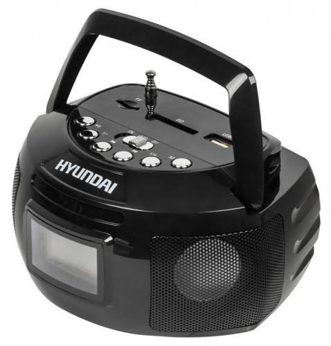 Аудиомагнитола Hyundai H-PAS140 черный 6Вт/MP3/FM(dig)/USB/SD фото 3