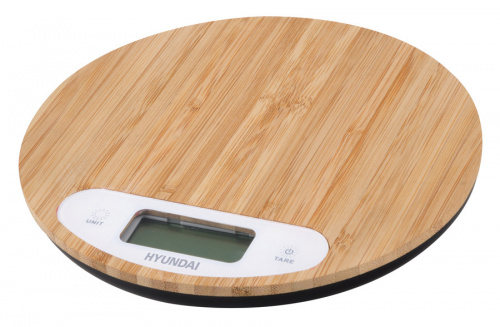 Весы кухонные электронные Hyundai HYS-KB421 макс.вес:5кг бамбук