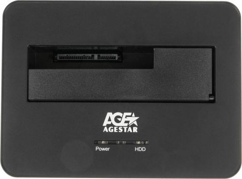 Док-станция для HDD AgeStar 3UBT7 SATA III USB3.0 пластик/алюминий черный 1 фото 3