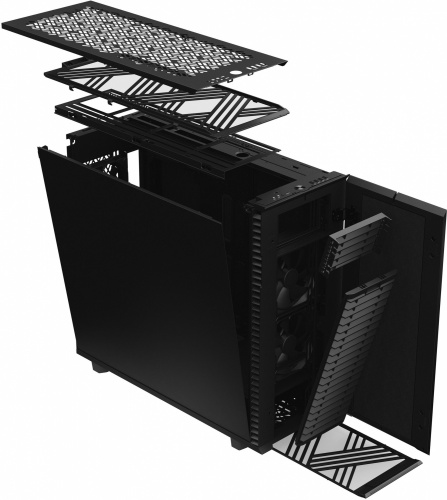 Корпус Fractal Design Define 7 XL Solid черный без БП ATX 11x120mm 6x140mm 2xUSB2.0 2xUSB3.0 audio front door bott PSU фото 5