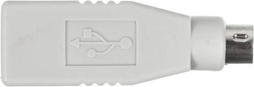 Переходник Ningbo MD6M PS/2 (m) USB A(f) (USB013A) серый фото 3