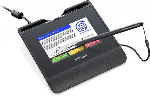 Планшет для подписи Wacom STU 540 USB черный фото 2