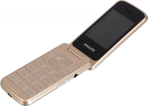 Мобильный телефон Philips E255 Xenium 32Mb черный раскладной 2Sim 2.4" 240x320 0.3Mpix GSM900/1800 GSM1900 MP3 FM microSD max32Gb фото 6