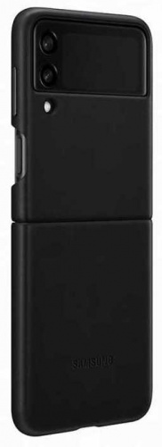 Чехол (клип-кейс) Samsung для Samsung Galaxy Z Flip3 Leather Cover черный (EF-VF711LBEGRU) фото 5