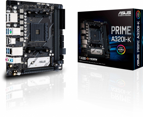 Материнская плата Asus PRIME A320I-K Soc-AM4 AMD A320 2xDDR4 mini-ITX AC`97 8ch(7.1) GbLAN RAID+HDMI+DP фото 4