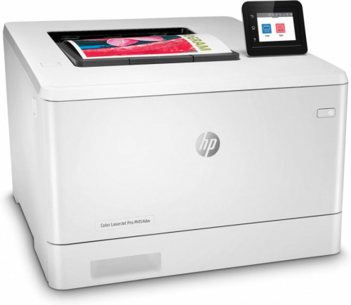 Принтер лазерный HP Color LaserJet Pro M454dw (W1Y45A) A4 Duplex Net WiFi белый фото 3