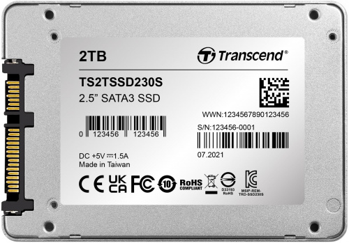 Накопитель SSD Transcend SATA-III 2TB TS2TSSD230S SSD230S 2.5" фото 5