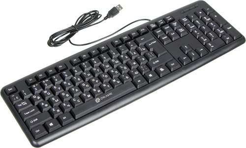 Клавиатура Оклик 180V2 черный USB фото 12