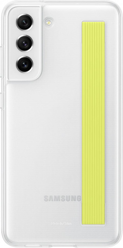 Чехол (клип-кейс) Samsung для Samsung Galaxy S21 FE Slim Strap Cover белый (EF-XG990CWEGRU) фото 6